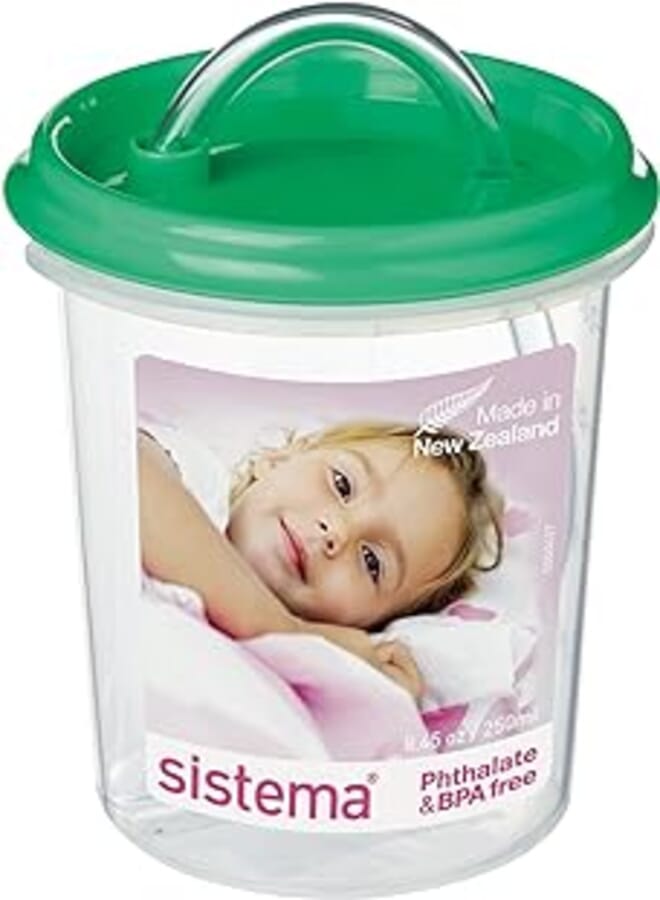 sistema Sistema Dinkee Drinking Cup Green 250 ml 
