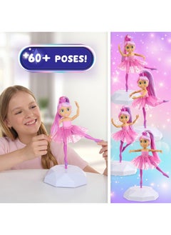 WowWee WowWee Twirl Along Dancing Doll, Lena Ballerina, with Wand and Light-Up Stage (Ages 3+)  - Image 3