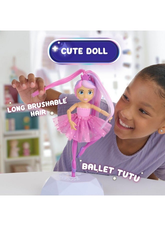 WowWee - WowWee Twirl Along Dancing Doll, Lena Ballerina, with Wand and Light-Up Stage (Ages 3+) - Image 1