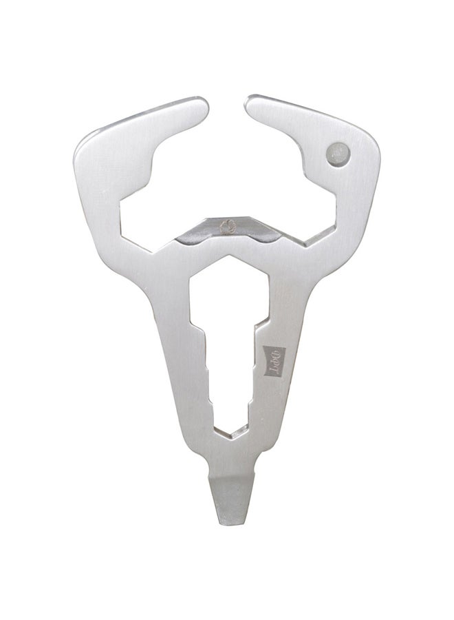 دي بي تي مفتاح متعدد الوظائف ستانلس ستيل فضي - Image 1