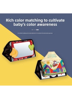Generic Infants Ha Ha Mirror Three-dimensional Cloth Book-  - Image 3