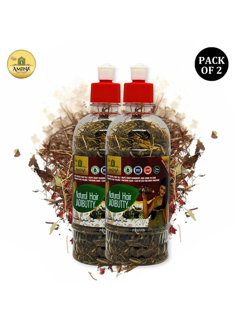 Amina Natural Hair Jadibuti For Men And Women | 100% Natural | 175g (Pack of 2) - Image 4