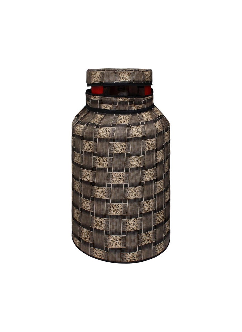 Star Weaves Star Weaves Polyester Waterproof And Dustproof Lpg Gas Cylinder Cover Kum40  - Image 4