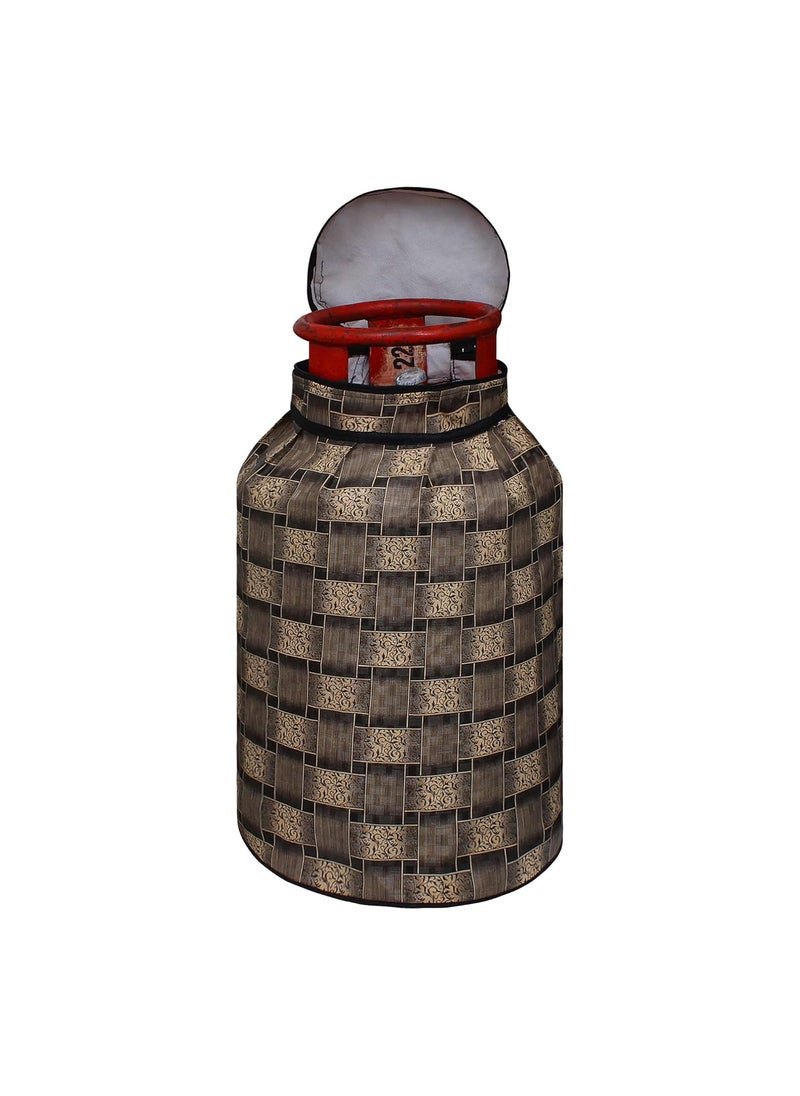 Star Weaves Star Weaves Polyester Waterproof And Dustproof Lpg Gas Cylinder Cover Kum40  - Image 5