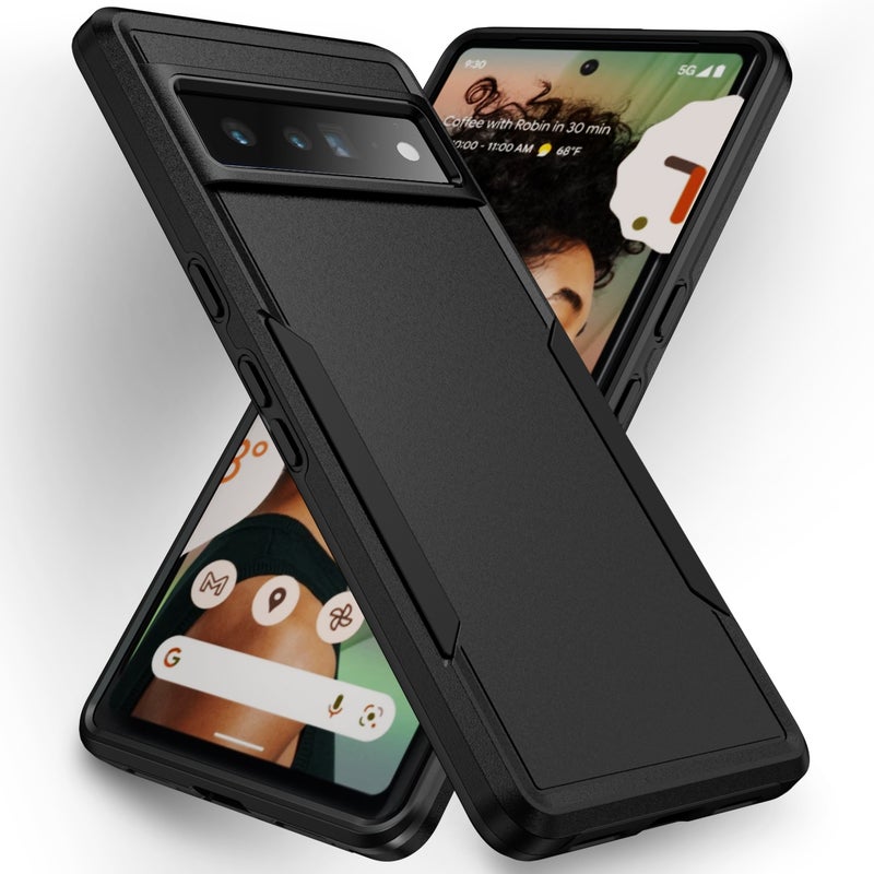 HuHa Case Cover For Google Pixel 7 Pro Pioneer Armor Heavy Duty PC + TPU Phone Case(Black) - Image 1