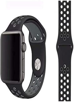 Rubber Strap Watchband For Apple Watch Iwatch band 42mm Silicone Wristband for Apple Watch Sport Edition nike holes_one year warranty
