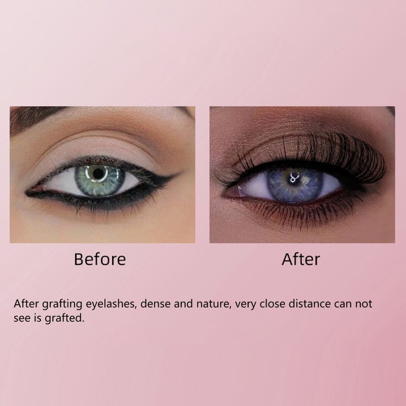 10 Pairs Reusable Self Adhesive Eyelashes No Glue or Eyeliner Needed Natural Thick False Lashes Extension - Image 2