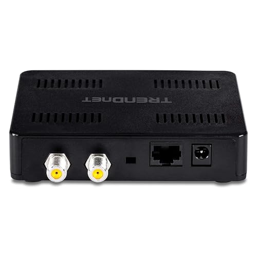 TRENDnet Ethernet Over Coax Adapter,(2-Pack), Backward Compatible with MoCA 2.0, Gigabit LAN Port, Supports Net Throughput Up to 1Gbps, Supports Up to 16 Nodes on One Network, Black, TMO-311C2K - Image 4