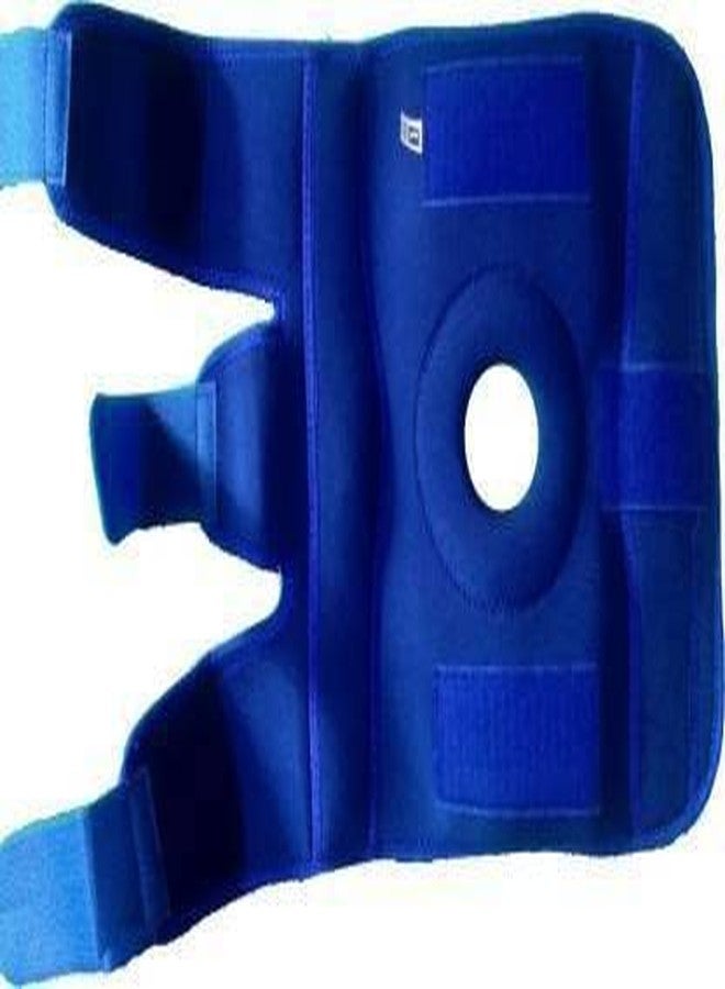 Functional Knee Support Open Patella Hinge Knee Brace Support Knee Support (Blue) (LARGE) - Image 3