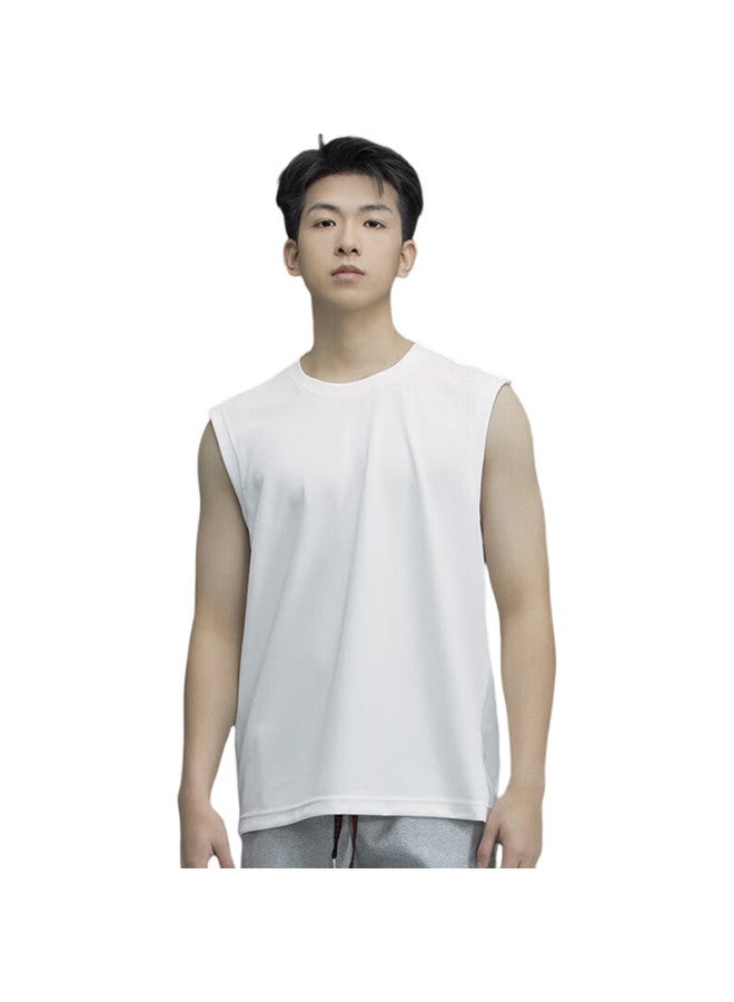 GENIOLAMODE Men'S Tank Top, New Style, Simple And Fashionable, Thin Sleeveless Vest, Men'S Sports Fitness Waistcoat, Top - Image 1