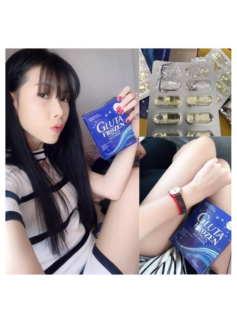 Frozen Collagen Gluta Frozen Genius Whitening Technology 30 Capsules - Image 2