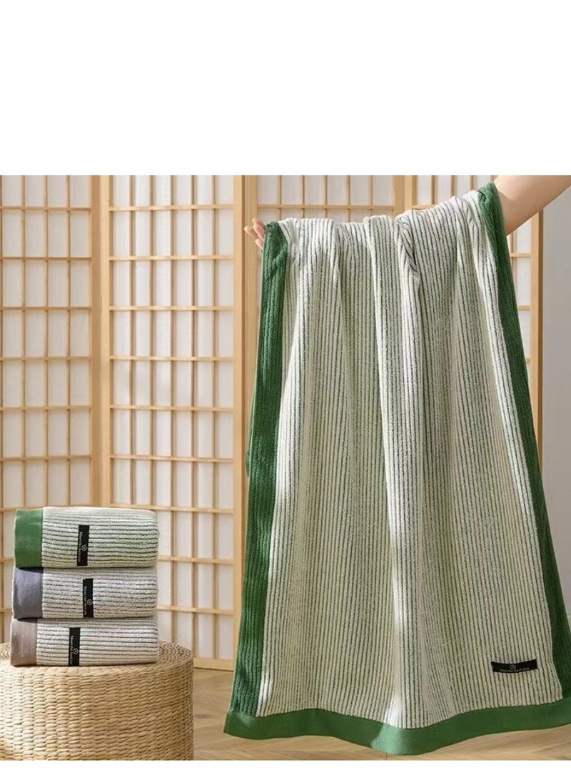 Laseta - 2 PCS  Large Bath Towel - 100% Combed Cotton Highly Absorbent and Quick Dry Extra Large Bath Towel - Super Soft Hotel Quality Towel,70*140CM - Image 1