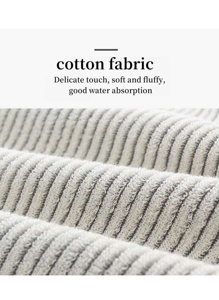 Laseta - 2 PCS  Large Bath Towel - 100% Combed Cotton Highly Absorbent and Quick Dry Extra Large Bath Towel - Super Soft Hotel Quality Towel,70*140CM - Image 1