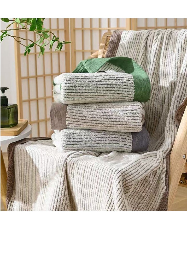 Laseta - 2 PCS  Large Bath Towel - 100% Combed Cotton Highly Absorbent and Quick Dry Extra Large Bath Towel - Super Soft Hotel Quality Towel,70*140CM - Image 1