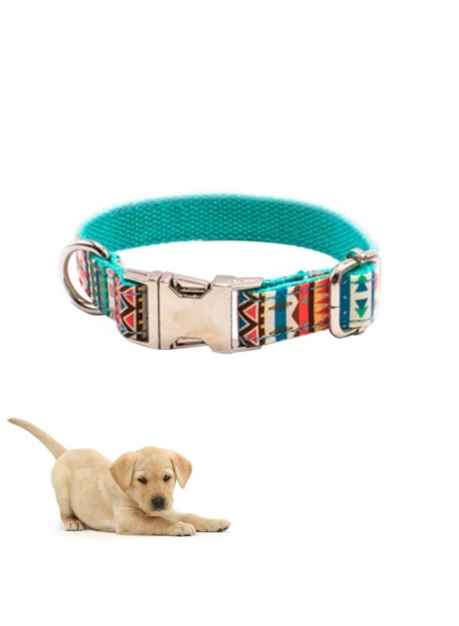 Pet Best Cute and Ethnic Style Printed Pattern, Soft Pet Dog and Puppy Collars for Small, Medium, and Large Dogs Collar (Medium) - Image 3
