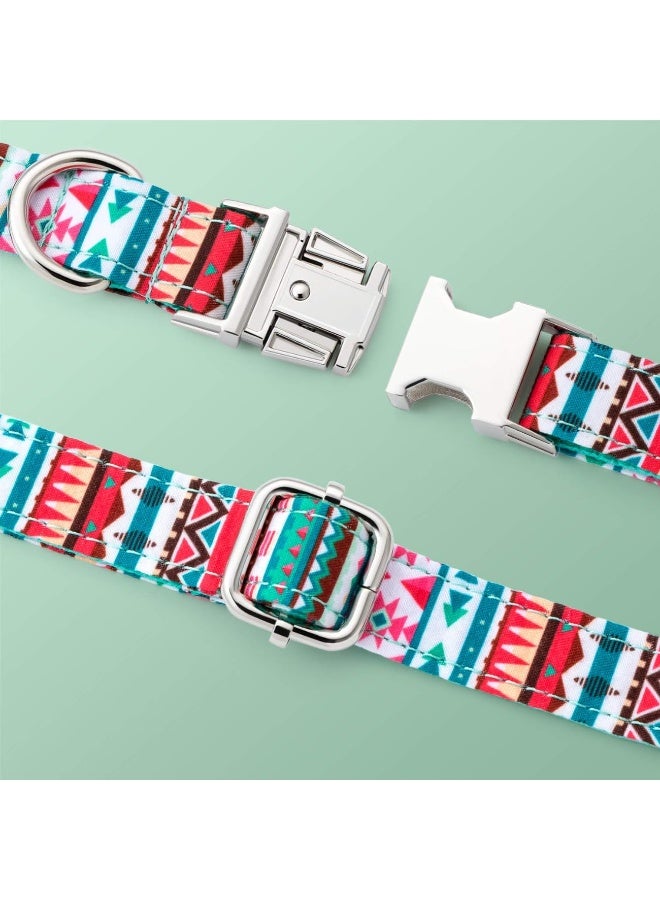 Pet Best Cute and Ethnic Style Printed Pattern, Soft Pet Dog and Puppy Collars for Small, Medium, and Large Dogs Collar (Medium) - Image 4