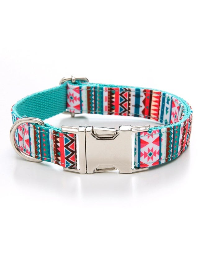 Pet Best Cute and Ethnic Style Printed Pattern, Soft Pet Dog and Puppy Collars for Small, Medium, and Large Dogs Collar (Medium) - Image 1