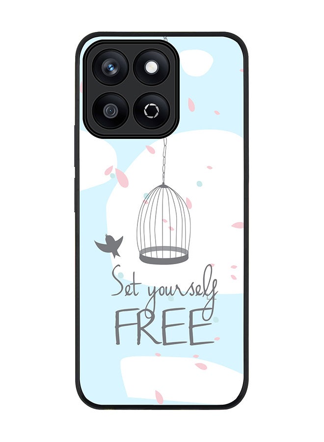 Stylizedd For Honor X7c 4G Case,Slim fit Camera Protection, Shockproof Thin Phone cover  - Set Yourself Free - Image 1