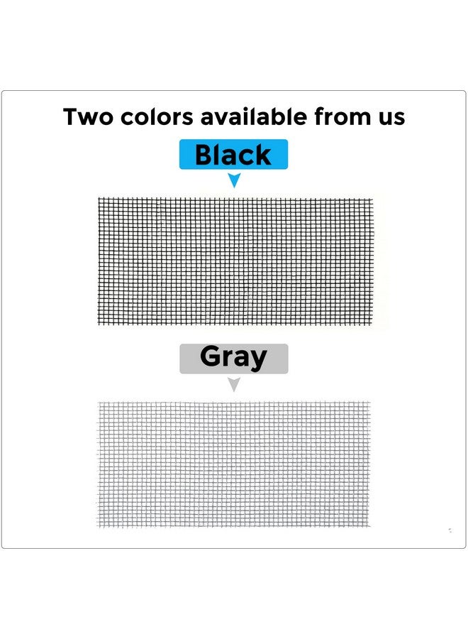Secopad Black Window Screen Repair Kit, 4 in X 30 FT (360IN) Screen Repair Tape for Windows or Doors, Strong Adhesive Fiberglass Mesh Patch Tape - Image 5