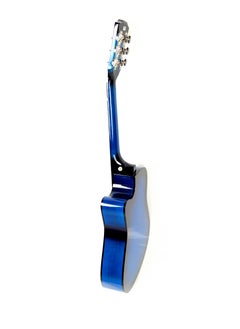 Mike Music Mike Music 38-Inch Acoustic Guitar with Bag, Strings, Capo, Picks & Strap -Blue  - Image 5