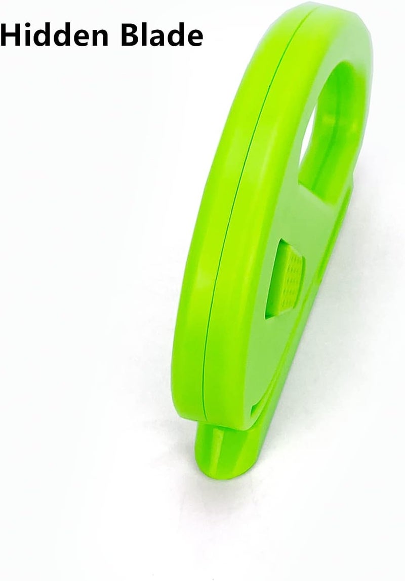 CARTINTS 2Pack Safety Wrapping Paper Cutter Vinyl Film Cutter Car Wraps Knife Craft Vinyl Knife Utility Knives with Razor Blade for Window Tint, Car Wrap, Craft Making, Green - Image 4