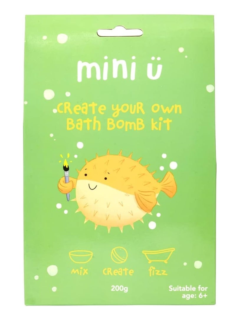 Mini U Create Your Own Bath Bomb Kit, Creative Bath Bomb Kit for Kids, Non-Toxic, Vegan & Cruelty Free - Image 1