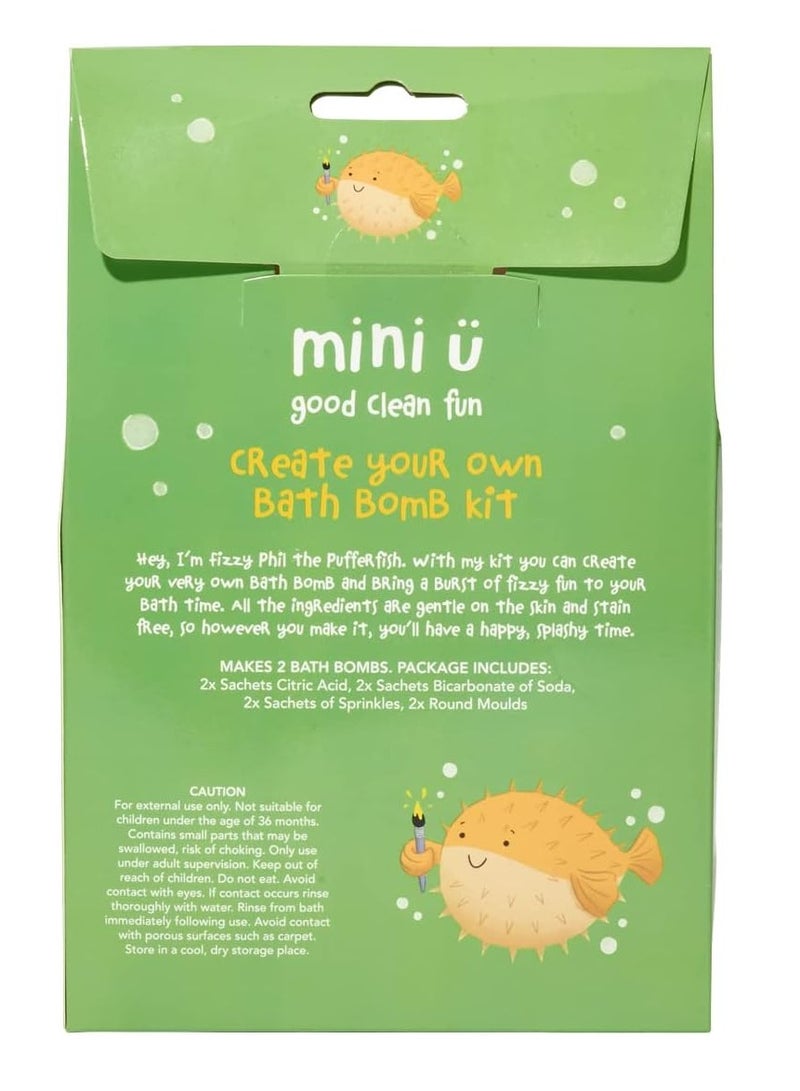 Mini U Create Your Own Bath Bomb Kit, Creative Bath Bomb Kit for Kids, Non-Toxic, Vegan & Cruelty Free - Image 2