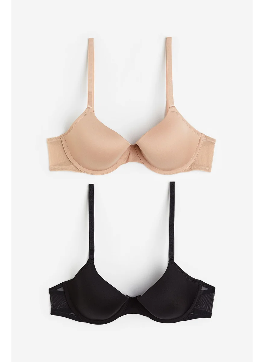 H&M 2-Pack Padded Underwired Bras