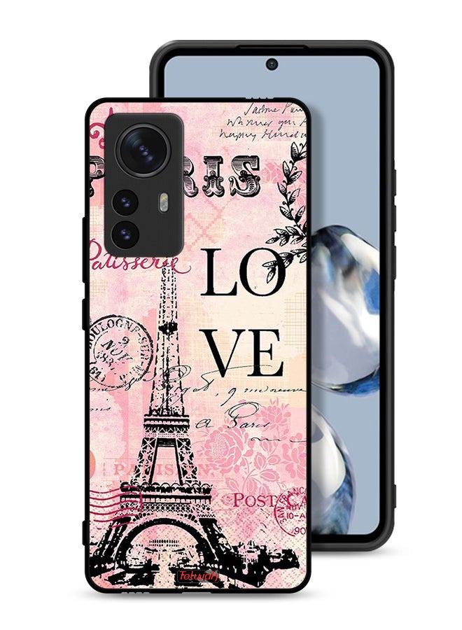Tolwak Xiaomi 12S Pro Protective Case Cover Paris Love - Image 1