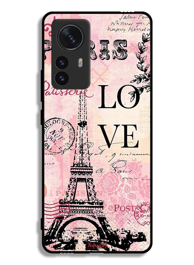 Tolwak Xiaomi 12S Pro Protective Case Cover Paris Love - Image 2
