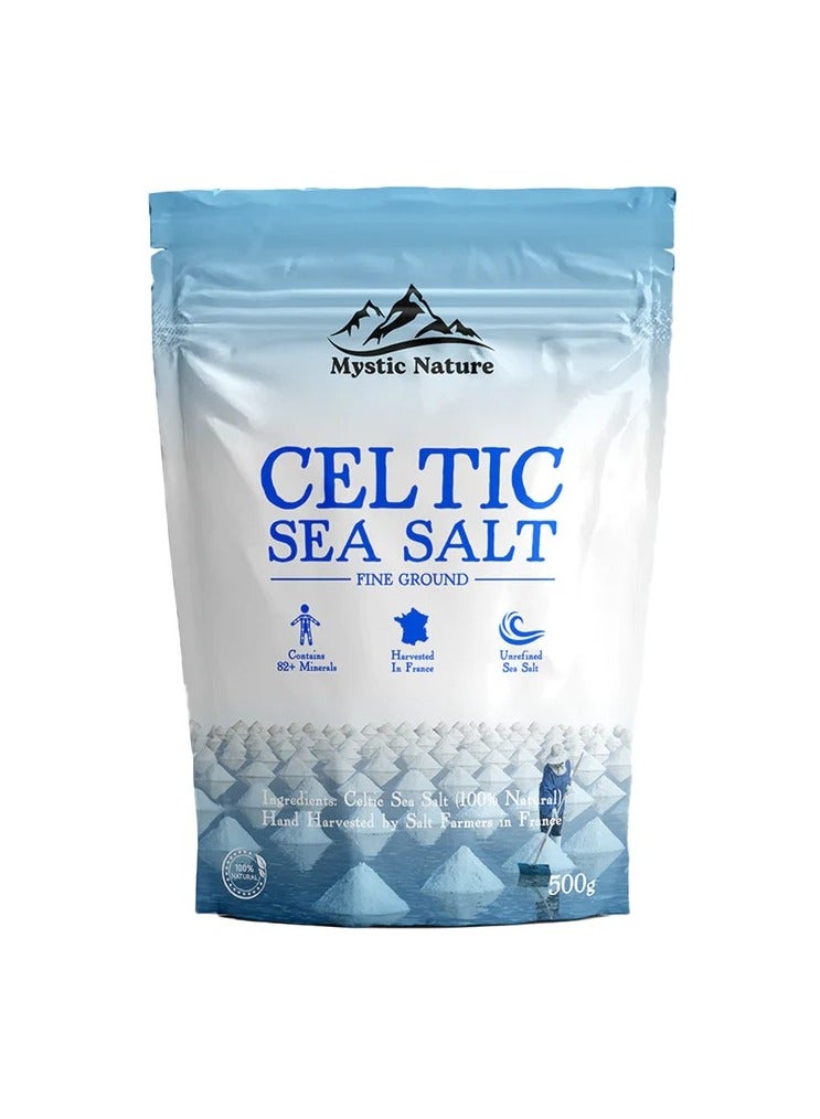 Mystic Nature Mystic Nature Fine Ground Celtic Sea Salt Pack of 2 - Image 3