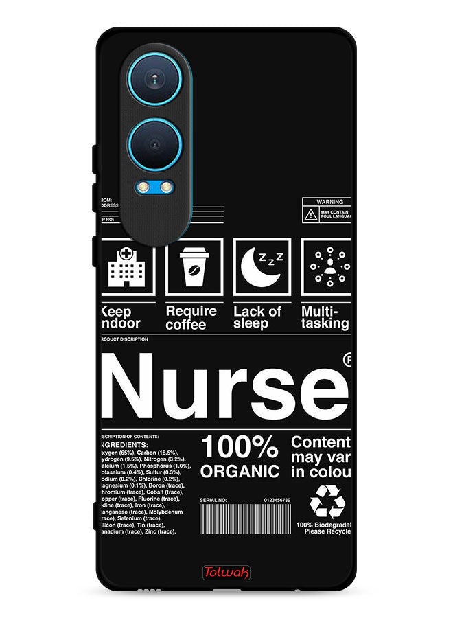 Tolwak OnePlus Nord CE4 Lite 5G Protective Case Cover Nurse Sticker - Image 1