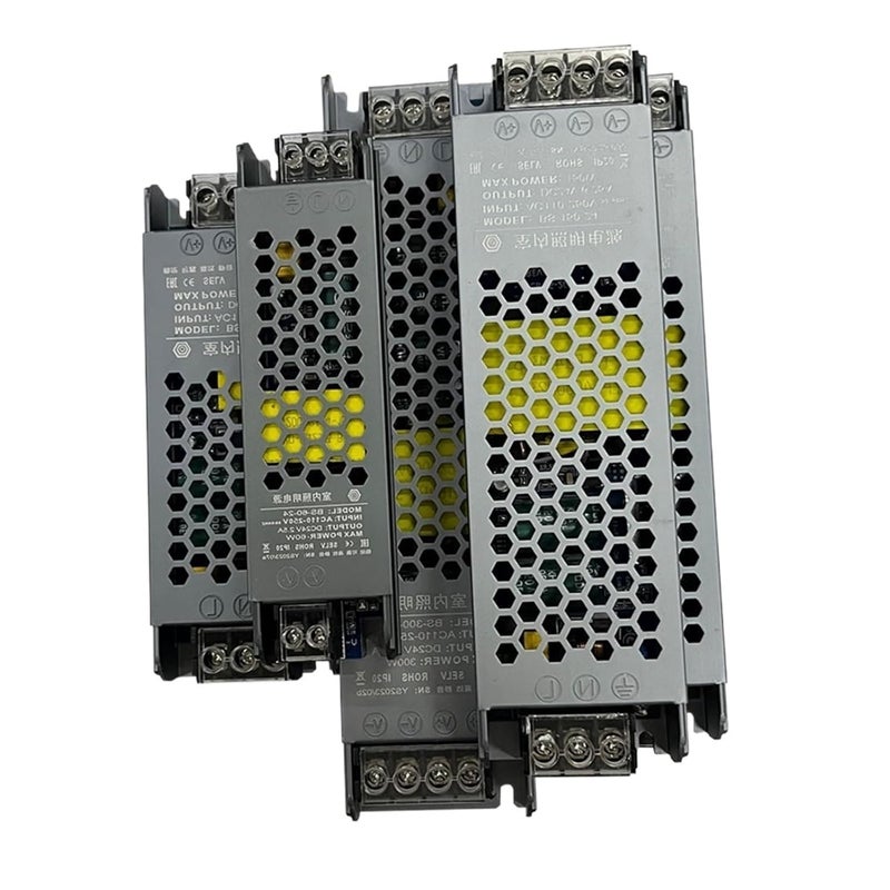 24W 24V AC to DC LED Power Supply Transformer Driver for Strip Lights - Image 1