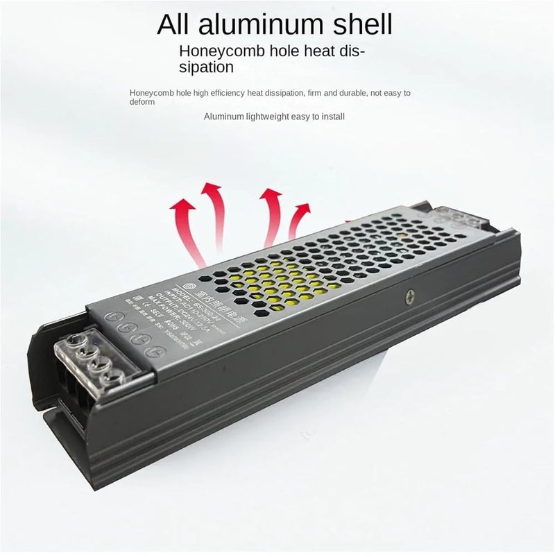 24W 24V AC to DC LED Power Supply Transformer Driver for Strip Lights - Image 3