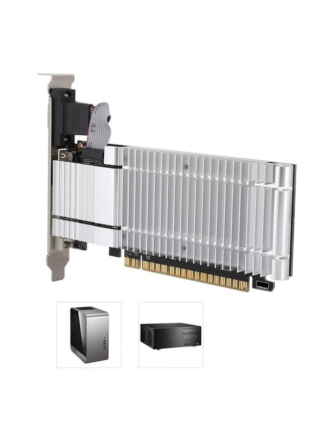 Thoraya Ultra thin Computer Discrete Game Graphics Card for ASL NVIDIA GeForce GT210 1GB DDR3  - Image 5