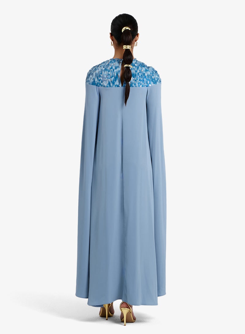 CHASE Embellished Cape Sleeve Kaftan - Image 2