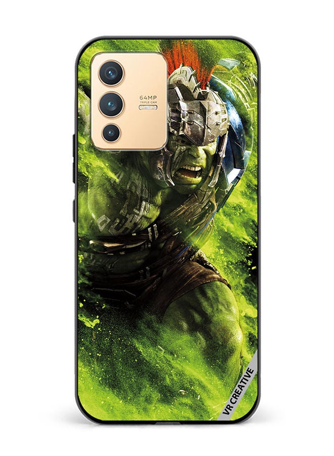 VR CREATIVE Protective Case Cover For Vivo V23 5G Hulk Design Multicolour - Image 1