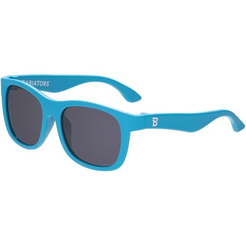 Babiators Originals Navigator | Blue Crush | Smoke Lenses | Ages 3-5 - Image 1