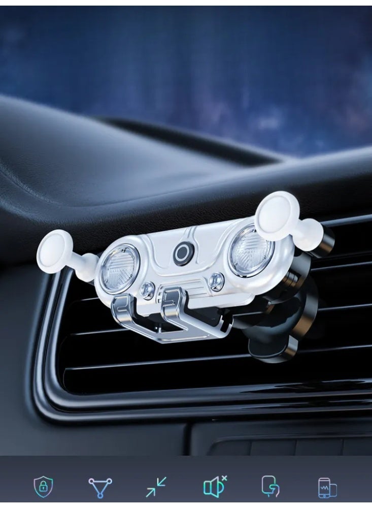 Ladies’ Car Vent Phone Holder - Anti-Slip Universal Clip with Shock Absorption (Perfect Secure Gift for Female Drivers | Heat-Resistant Design) - Image 3