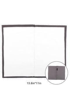 SYOSI 2 PCS Professional Polishing Cloth Large Jewelry Cleaning Cloths, 100% Cotton Multi-Layer Double-Sided Jewelry Cleaning Cloth for Gold Silver Platinum Jewelry  - Image 2