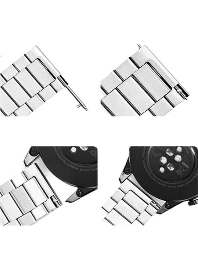 Stiger Stainless Steel Metal Watch Band For Huawei Watch 5/4/3/Gt 4/5/3/2/Pro 46Mm Dial Stainless Steel Smartwatch Wristband - Image 1