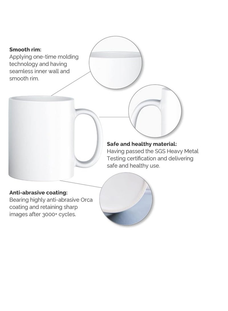 RYN® 1pc "My Love" White Ceramic Coffee Mug with Red Heart Design - Dishwasher Safe, Insulated Cup for Home & Travel - Ideal Gift for Valentine's Day, Birthdays, Christmas, Thanksgiving, Coffee Cup BLACK - Image 2