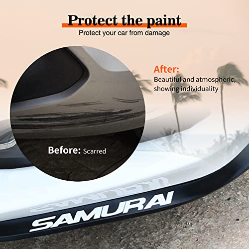 Miytsya Pack-1 2.5M/8.2FT Carbon Fiber Front Lip, Side Skirt, Spoiler - Waterproof Protection, Universal Auto Parts (Carbon Fiber Black) - Image 4