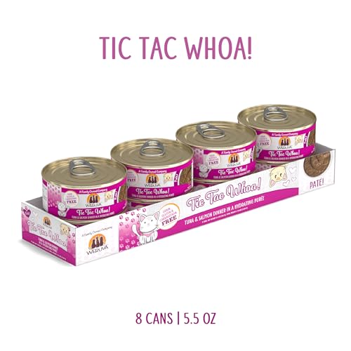 Weruva Wet Cat Food, Tic Tac Whoa with Tuna and Salmon Pate, 5.5oz Can, Pack of 8 - Image 2