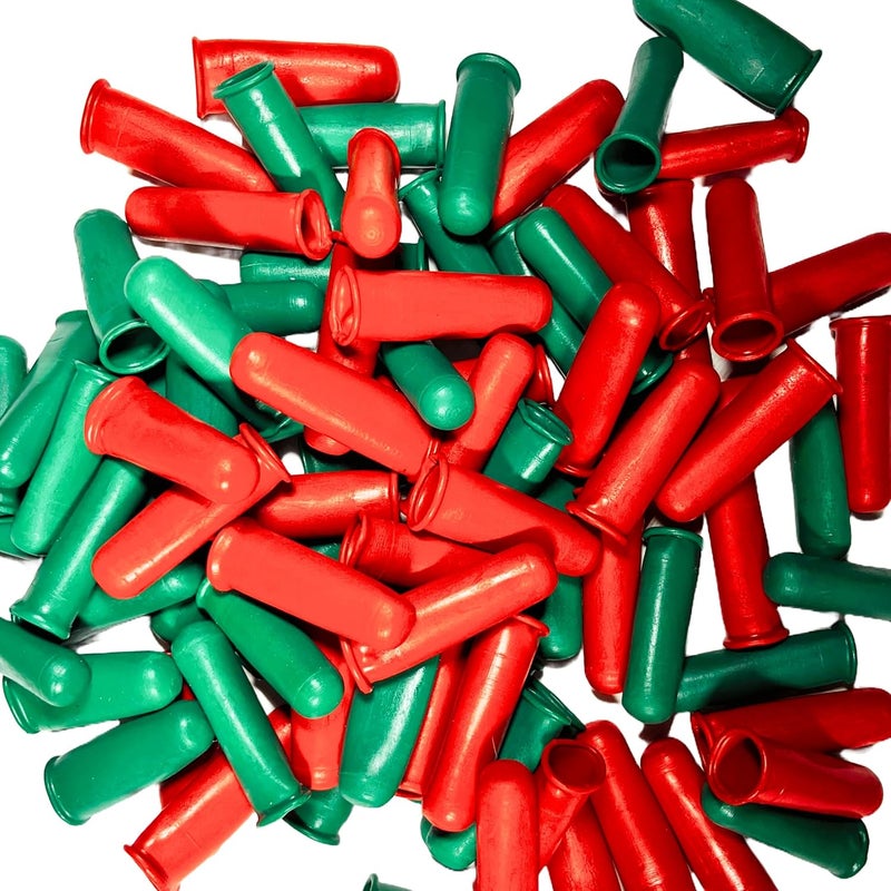 Heavy Duty Rubber Finger Caps for Cutting Vegetables (Red & Green) | Silicon Finger Caps | Free Size | Long Lasting & Reusable | Free Size (10) - Image 4