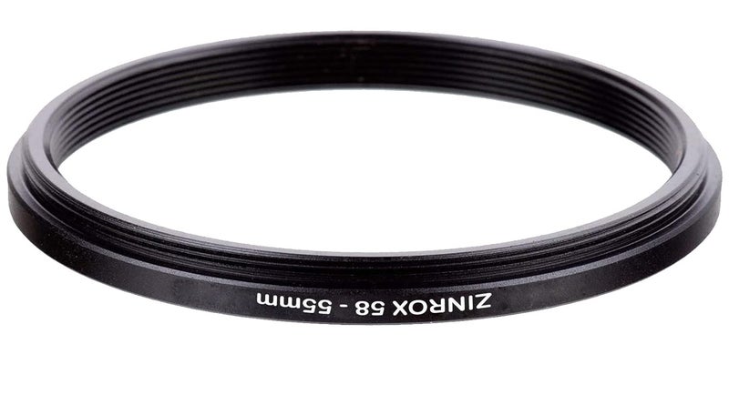 ZINROX® 58-55mm Step Down Lens Filter Adapter Ring, Set of 1 Piece - Size : 58mm to 55mm Stepping Ring - Image 3