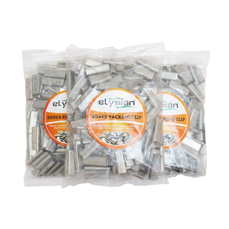 EFFICACY Box Strapping Galvanized Aluminum Closed (PushType) Seal/Clip, Outer Box Packing Size 12mm (3 kg) - Image 5
