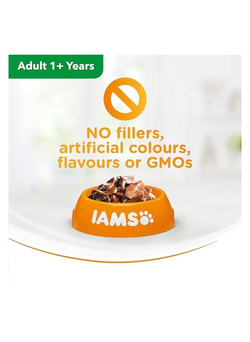 Iams - Delights Complete Wet Cat Food Land & Sea Collection 85G X 12 - Image 1