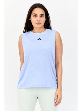 Adidas Women Sportswear Fit Sleeveless Tennis Tank Top, Lavender  - Image 1
