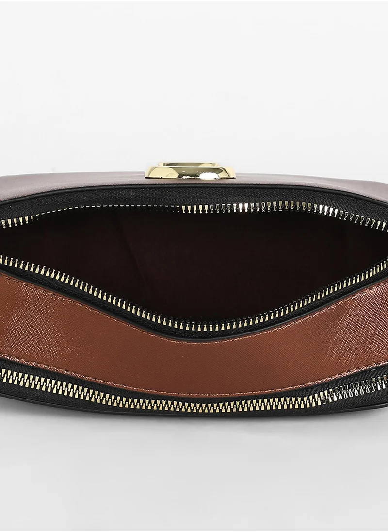 صوص هاوت The Block Box Sling Bag - Chocolate Brown